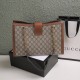 Gucci GG Supreme Padlock Medium Shoulder Bag With Black Details 479197