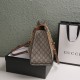 Gucci GG Supreme Padlock Medium Shoulder Bag With Black Details 479197