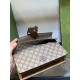 Gucci Dionysus small shoulder bag in GG Supreme and taupe suede 499623