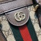 Gucci Beige / Ebony GG Supreme Ophidia Small Tote Bag 547551