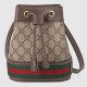 Gucci Beige / Ebony GG Supreme Ophidia Mini Bucket Bag 550620