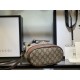 Gucci Beige / Ebony GG Supreme Ophidia Small Bucket Bag 550621