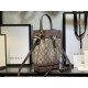 Gucci Beige / Ebony GG Supreme Ophidia Small Bucket Bag 550621