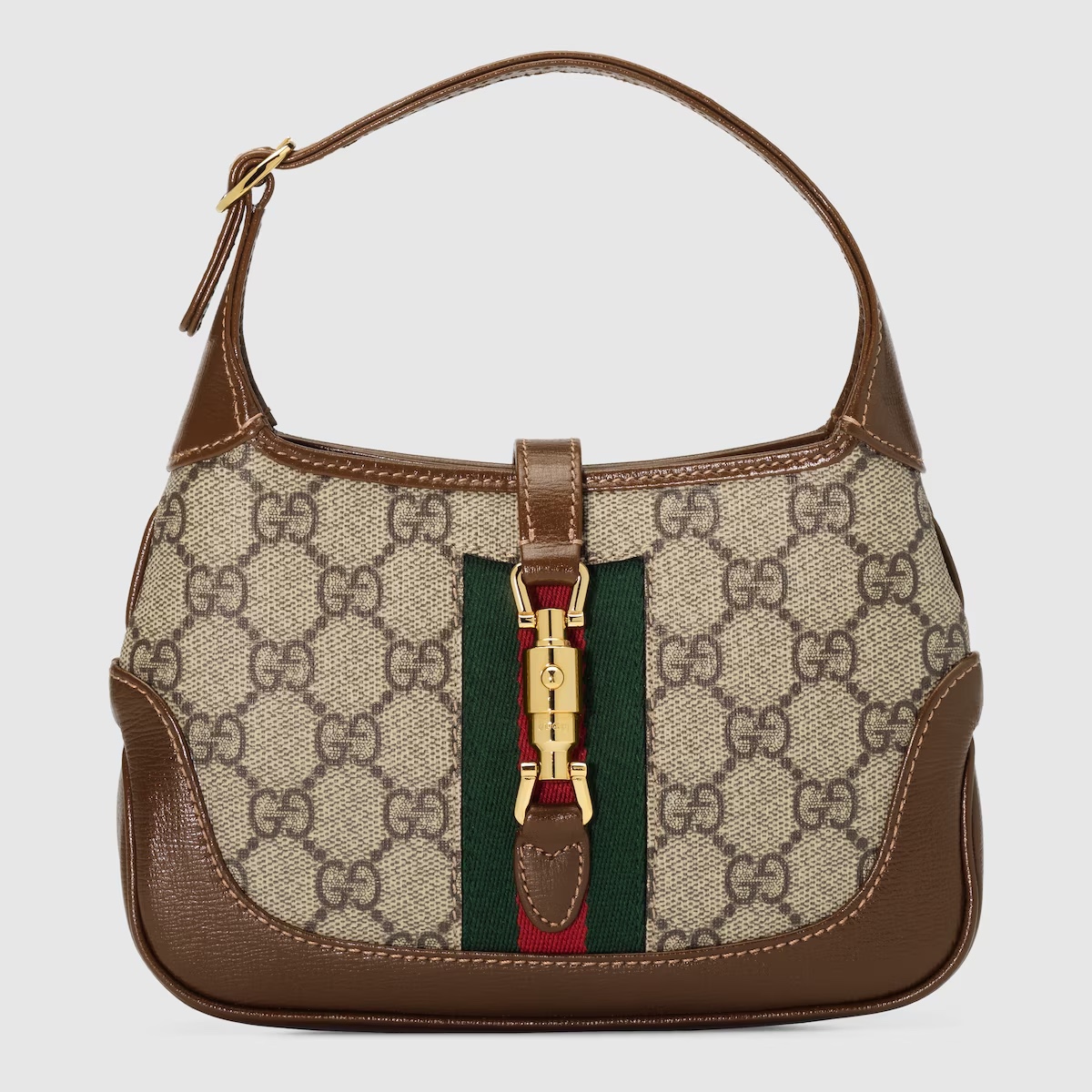 Gucci Jackie 1961 Mini Hobo Bag In GG Supreme Canvas 637092