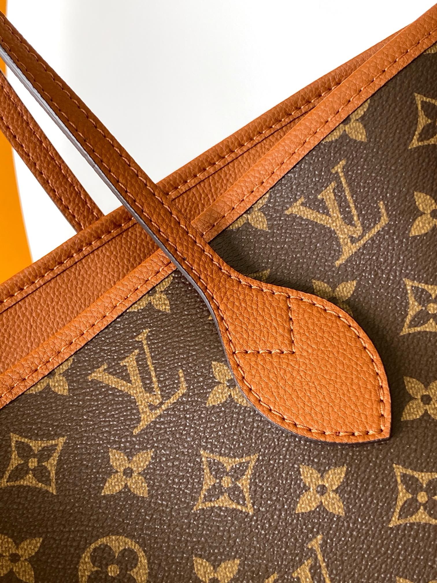 L.V Neverfull Inside Out MM Tan For Women M12061